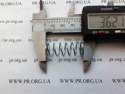 Пружина стиснення 1 х 13,4 х 36 (Артикул: S7983)