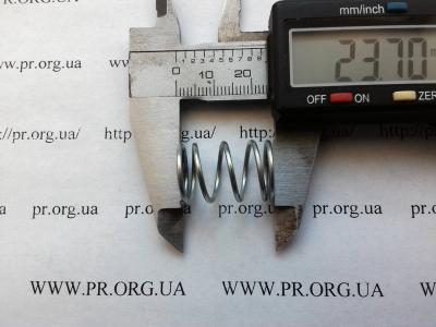 Пружина сжатия 1,3 х 15,6 х 23,5 (Артикул: S7986)