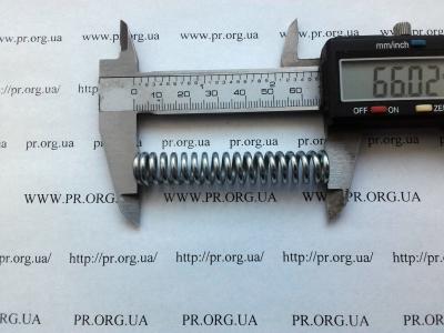 Пружина сжатия 2 х 11,8 х 66 (Артикул: S7993)