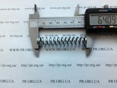 Пружина стиснення 2 х 11,8 х 64 (Артикул: S7995)