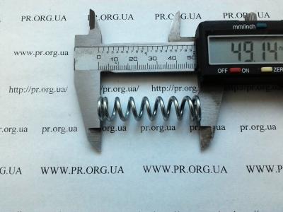 Пружина сжатия 2 х 12,3 х 49 (Артикул: S8001)