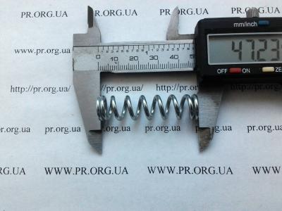 Пружина сжатия 2 х 12,4 х 47 (Артикул: S8005)