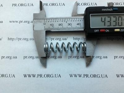 Пружина стиснення 2 х 12 х 43 (Артикул: S8010)