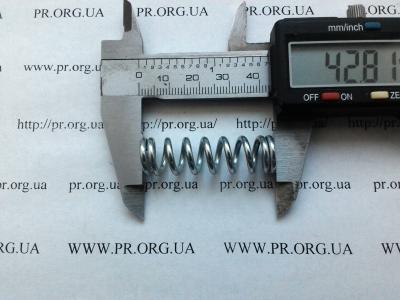 Пружина сжатия 2 х 12,3 х 42,8 (Артикул: S8011)
