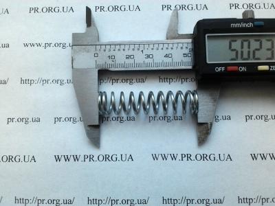 Пружина стиснення 1,6 х 12 х 50,2 (Артикул: S8014)