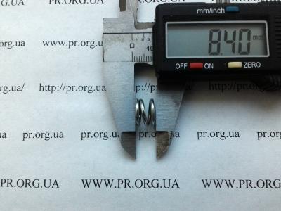 Пружина сжатия 1,6 х 11,2 х 8,4 (Артикул: S8017)