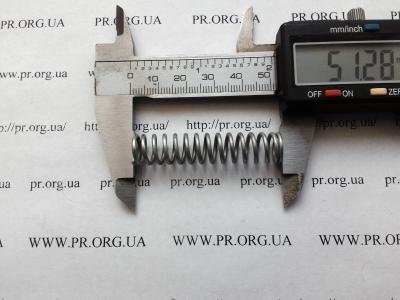 Пружина стиснення 1,4 х 11 х 51,2 (Артикул: S8022)