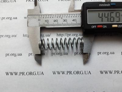 Пружина стиснення 1,4 х 12,6 х 44,5 (Артикул: S8024)