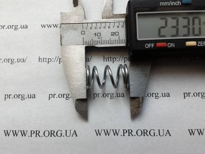 Пружина сжатия 1,4 х 12,8 х 23,3 (Артикул: S8028)