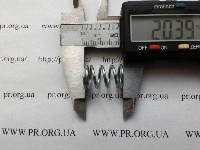 Пружина сжатия 1,4 х 13 х 20,3 (Артикул: S8029)