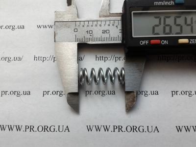 Пружина стиснення 1,4 х 9,8 х 26,5 (Артикул: S8030)