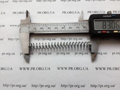 Пружина стиснення 1,2 х 9 х 83 (Артикул: S8035)