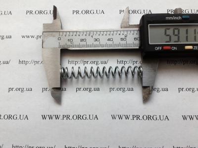 Пружина стиснення 1,2 х 9 х 59 (Артикул: S8036)