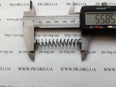 Пружина стиснення 1,2 х 8,8 х 55,5 (Артикул: S8038)