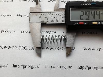 Пружина стиснення 1 х 10,2 х 29,5 (Артикул: S8049)