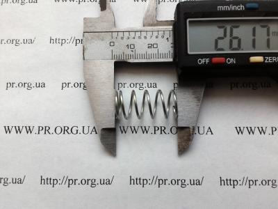 Пружина стиснення 1 х 12,2 х 26 (Артикул: S8050)