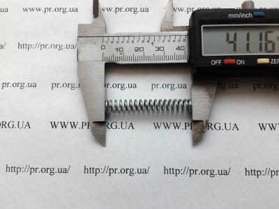 Пружина стиснення 1 х 6,7 х 41 (Артикул: S8059)