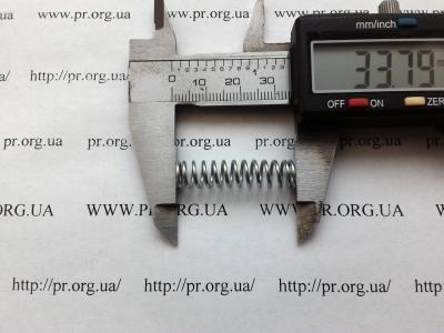 Пружина сжатия 1 х 8,2 х 33,8 (Артикул: S8060)