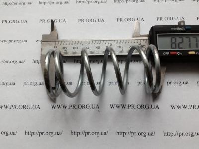 Пружина стиснення 3,5 х 37,5 х 82,8 (Артикул: S8166)