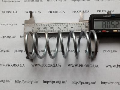 Пружина сжатия 3 х 35,5 х 80,5 (Артикул: S8170)