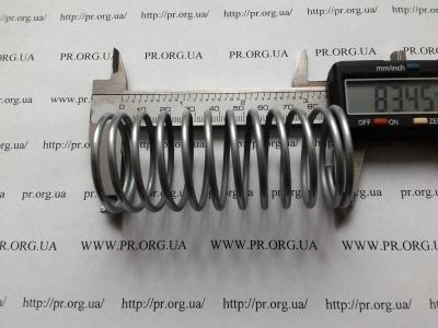 Пружина сжатия 2,5 х 36 х 83,5 (Артикул: S8175)