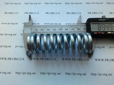 Пружина стиснення 5 х 30 х 89,5 (Артикул: S8190)
