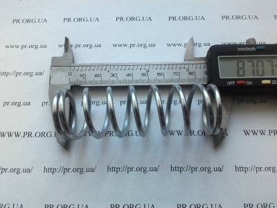 Пружина сжатия 3 х 29 х 87 (Артикул: S8202)