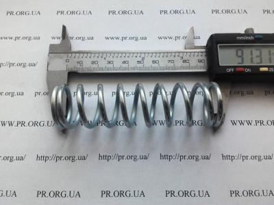 Пружина стиснення 3 х 26,5 х 91 (Артикул: S8216)