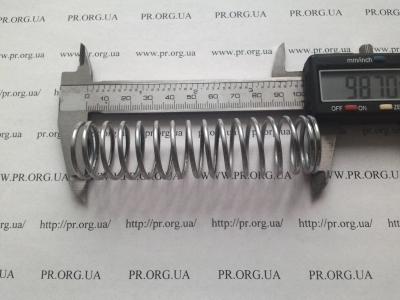 Пружина стиснення 2 х 24,7 х 98,5 (Артикул: S8232)