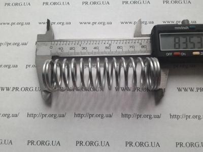 Пружина сжатия 2 х 25 х 83,5 (Артикул: S8233)