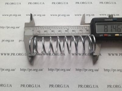 Пружина сжатия 2 х 24,2 х 81,5 (Артикул: S8235)