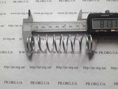 Пружина стиснення 2 х 24,7 х 81 (Артикул: S8237)