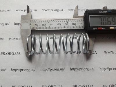 Пружина сжатия 2 х 24,5 х 70,5 (Артикул: S8245)