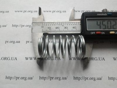 Пружина стиснення 2 х 24,5 х 45 (Артикул: S8248)