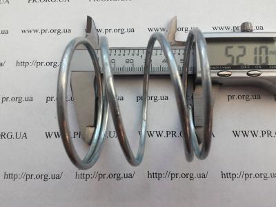 Пружина сжатия 3 х 55,5 х 52 (Артикул: S8296)