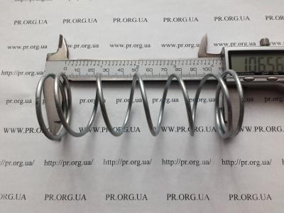 Пружина сжатия 2,5 х 39 х 106 (Артикул: S8347)