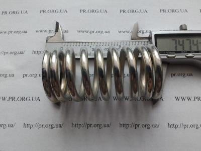 Пружина сжатия 5 х 40 х 74,5 (Артикул: S8382)