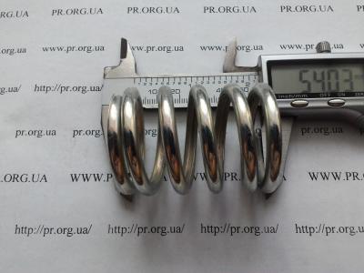 Пружина сжатия 5 х 39,5 х 54 (Артикул: S8385)
