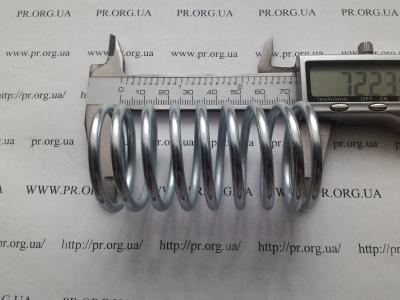 Пружина сжатия 3,5 х 38 х 72 (Артикул: S8450)