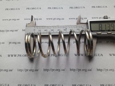 Пружина сжатия 3 х 35,5 х 81 (Артикул: S8454)