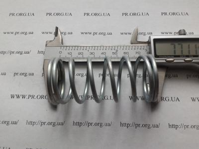 Пружина стиснення 3 х 35,5 х 77 (Артикул: S8457)