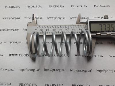 Пружина сжатия 3 х 35 х 77 (Артикул: S8458)