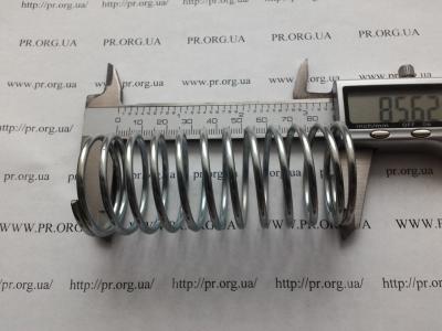 Пружина сжатия 2,5 х 35,5 х 85,5 (Артикул: S8466)
