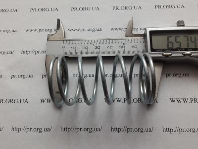 Пружина сжатия 2,5 х 35 х 65,5 (Артикул: S8471)