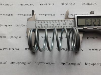 Пружина сжатия 2,5 х 34,3 х 63 (Артикул: S8475)