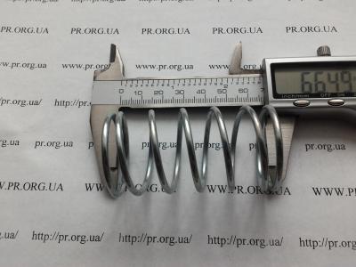 Пружина сжатия 2,5 х 34 х 66,5 (Артикул: S8477)