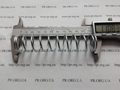 Пружина стиснення 2 х 24,7 х 110,5 (Артикул: S8541)