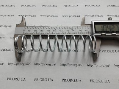 Пружина сжатия 2 х 24,8 х 104 (Артикул: S8542)