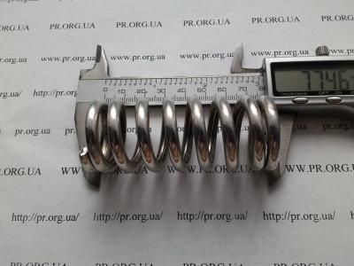 Пружина стиснення 5 х 32 х 77,5 (Артикул: S8562)