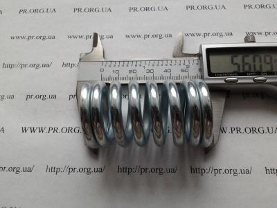 Пружина сжатия 5 х 33 х 56 (Артикул: S8571)